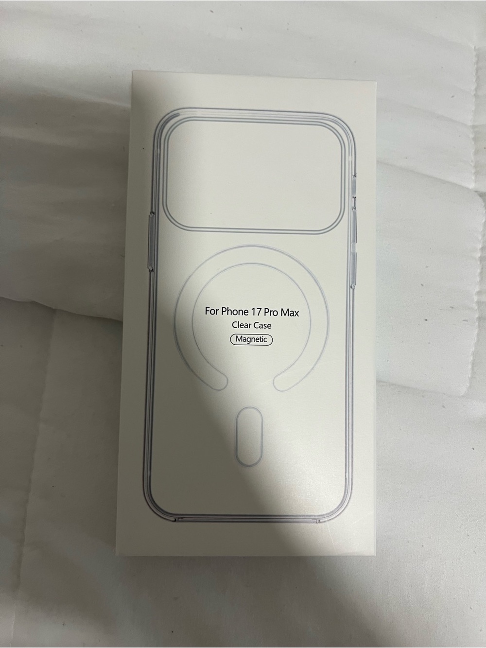 Clear Magnetic Phone Case for iPhone 17 Pro Max - Transparent